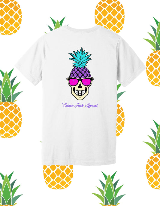 Pineapple Skull T Shirt