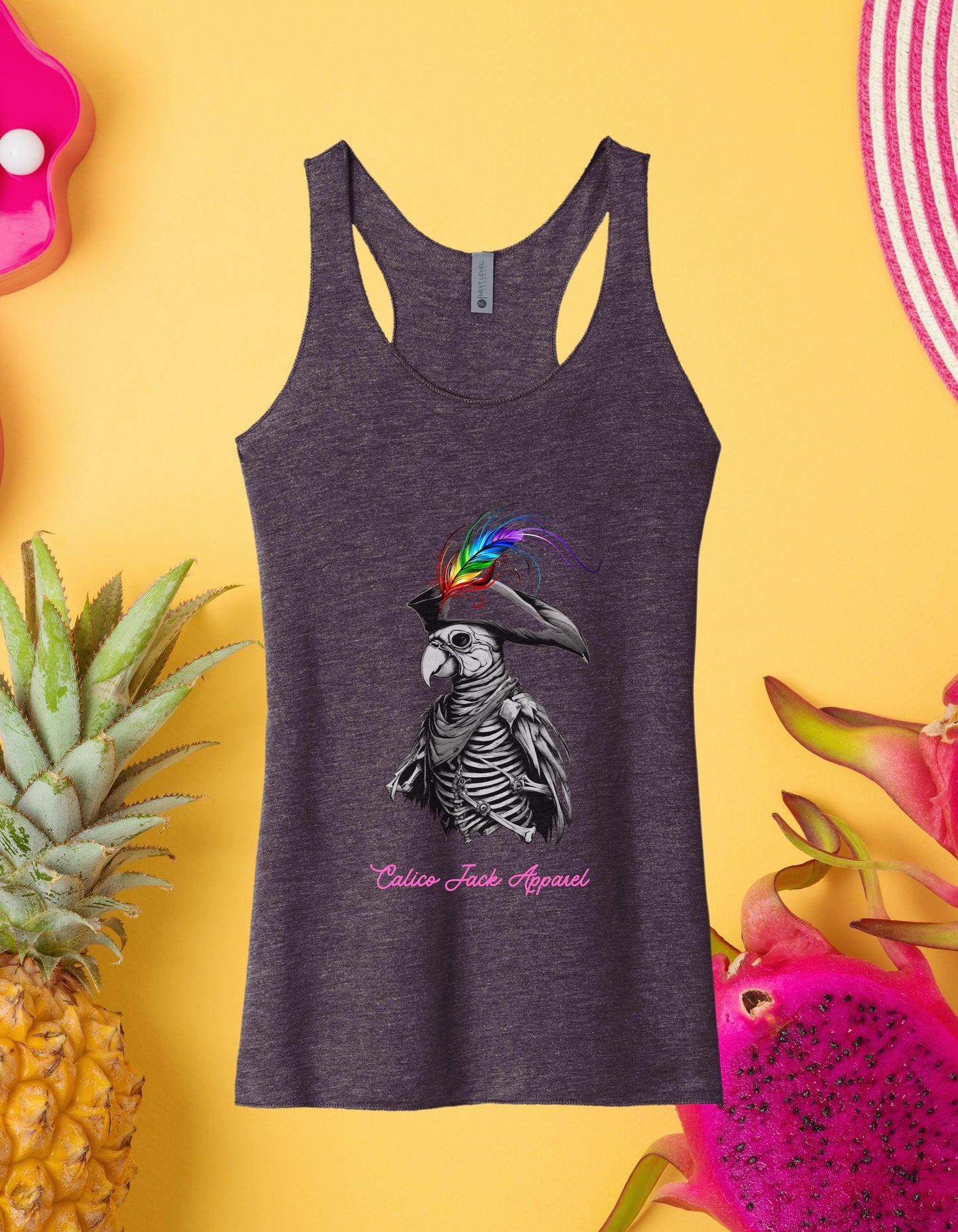 Ladies Captain Jack Racer Tank Top