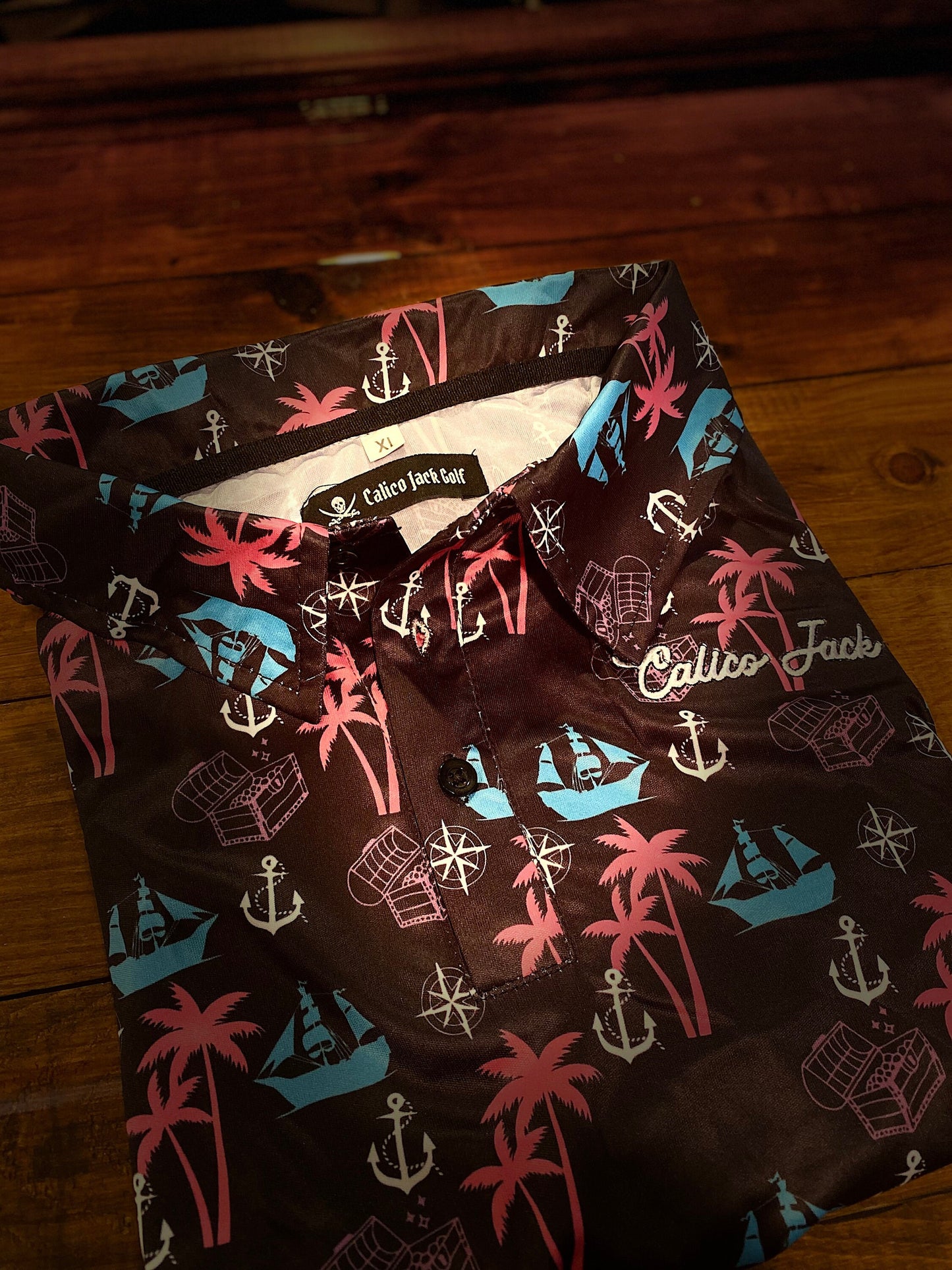 The Pirate Plunder Golf Polo