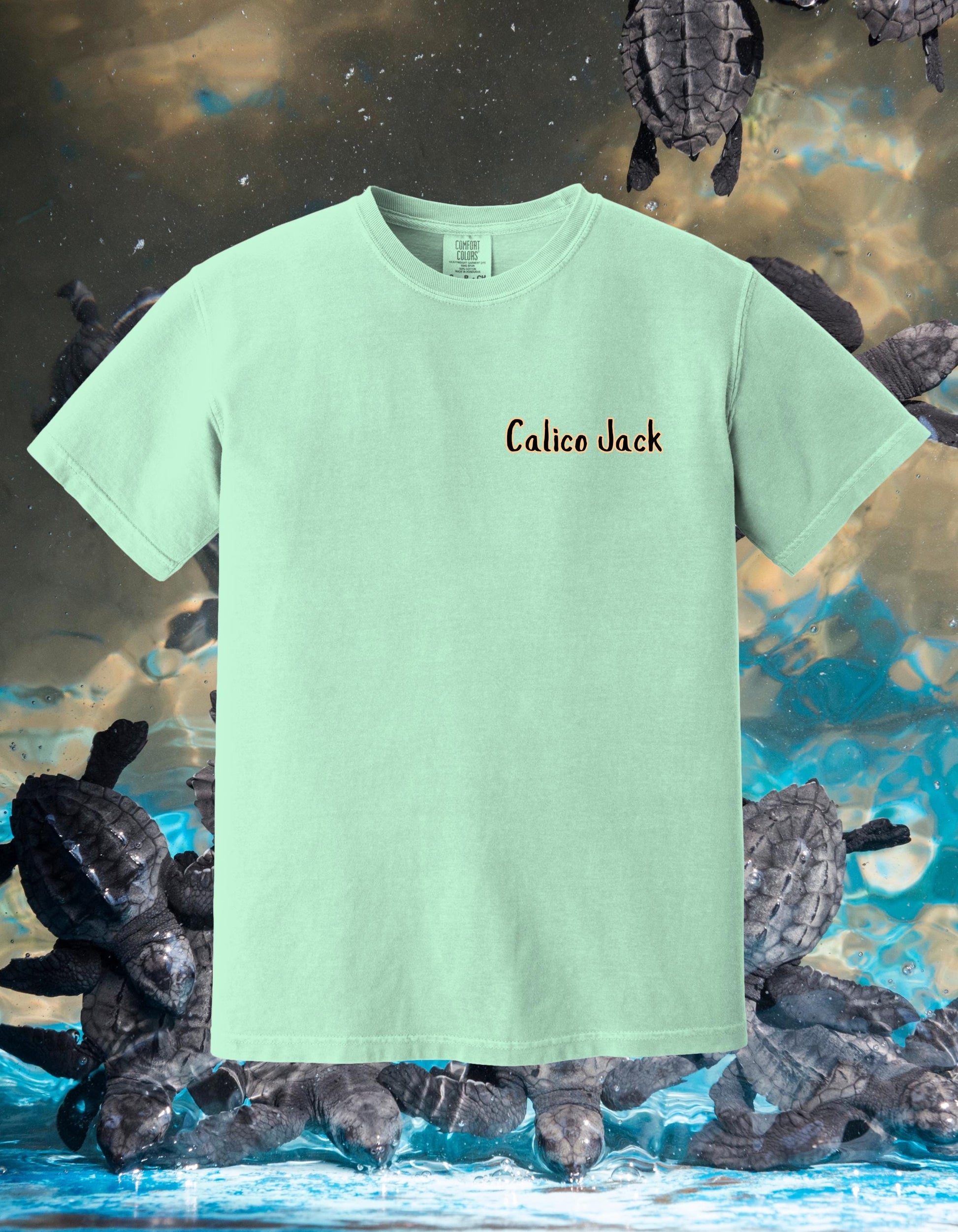 Calico Jack Green Turtle Shirt