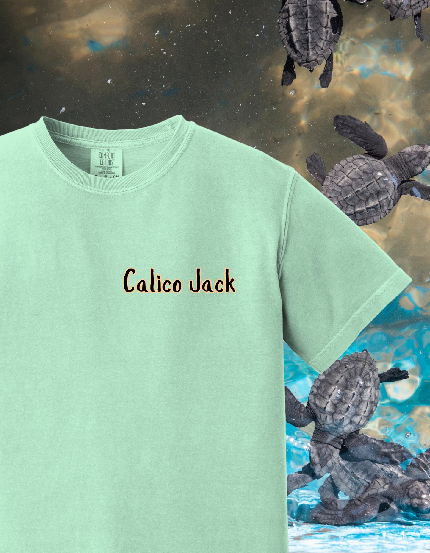 Calico Jack Green Turtle Shirt