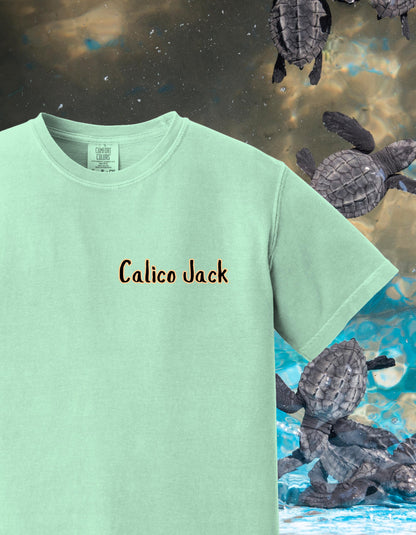 Calico Jack Green Turtle Shirt